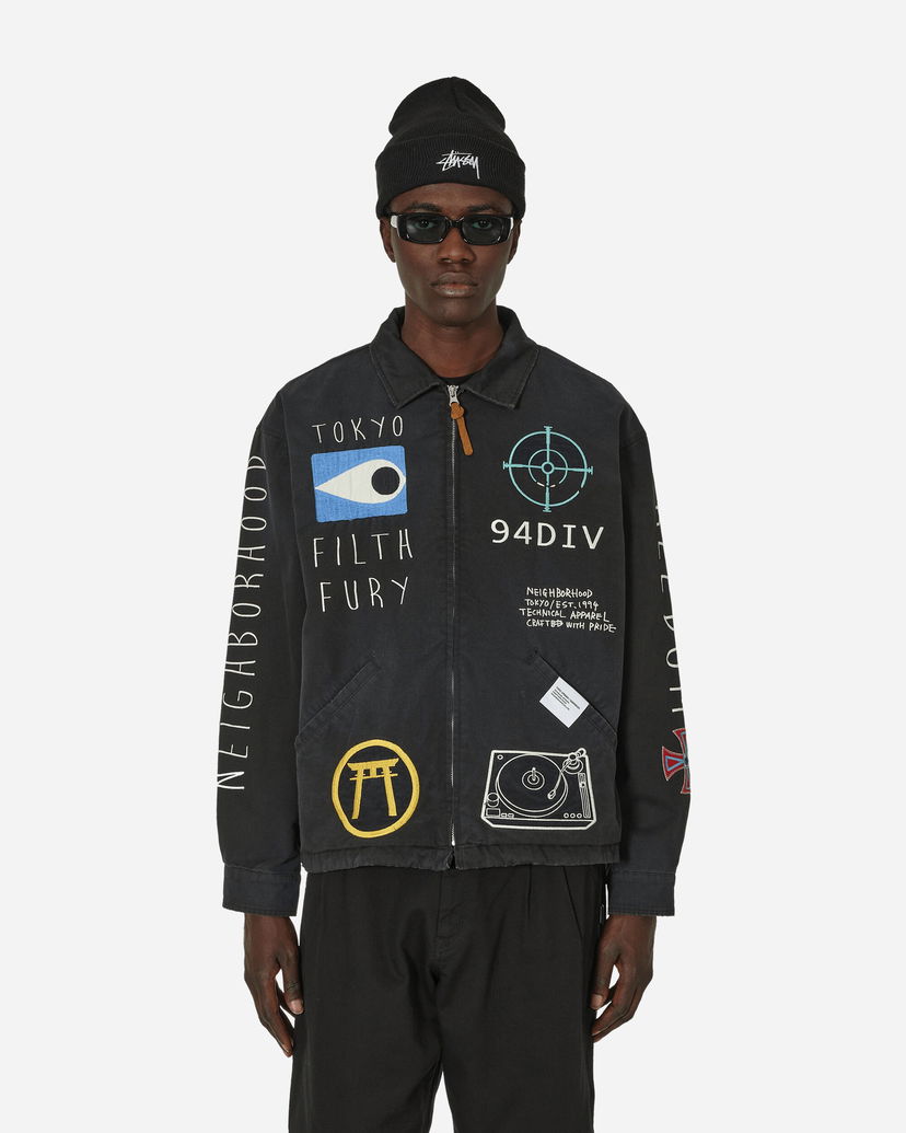 Bunda Neighborhood Savage Souvenir Jacket Black Čierna | 241YTNH-JKM01 BK