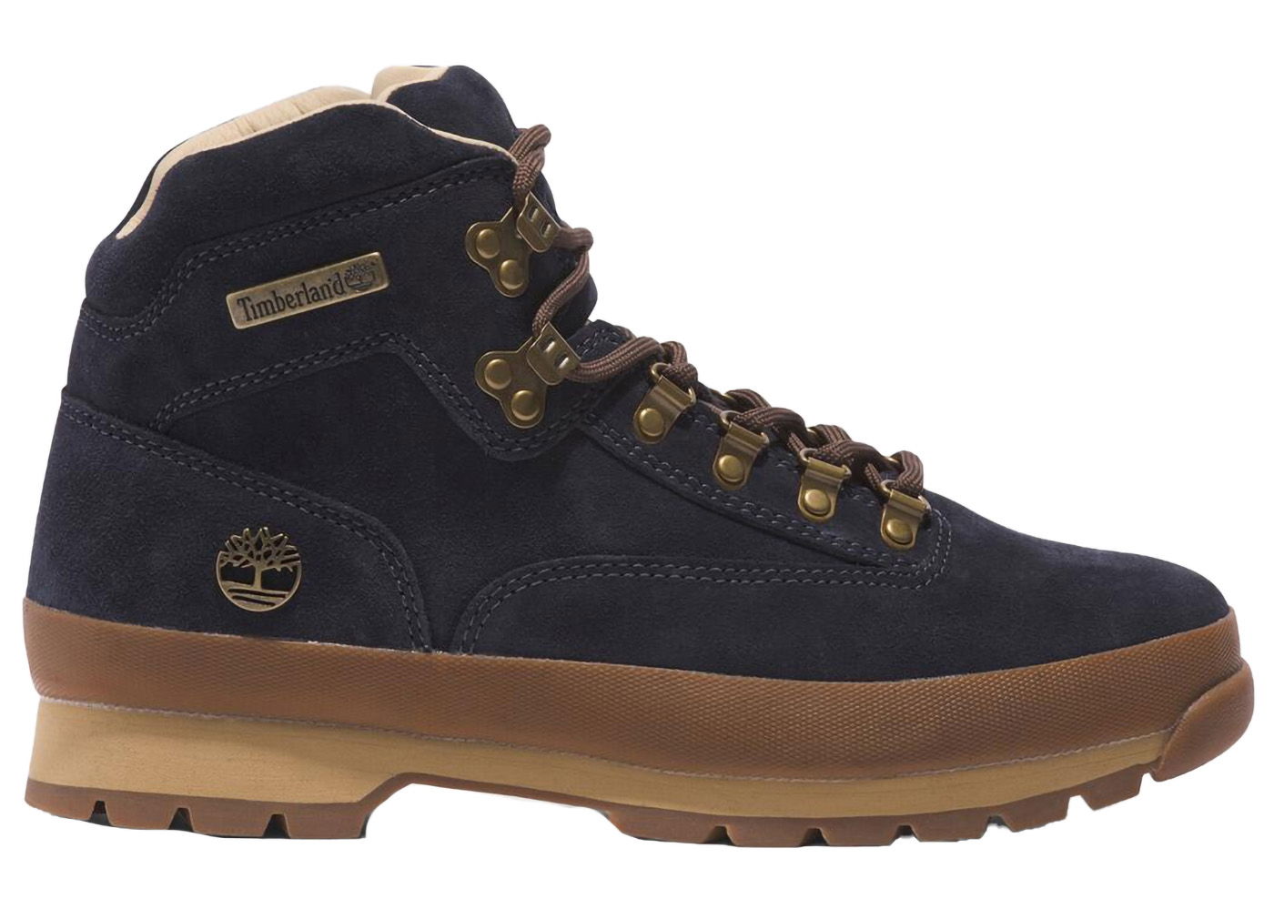 Tenisky a topánky Timberland Euro Hiker Mid Lace Up Dark Blue Suede Čierna | TB0A6839-EP3, 0
