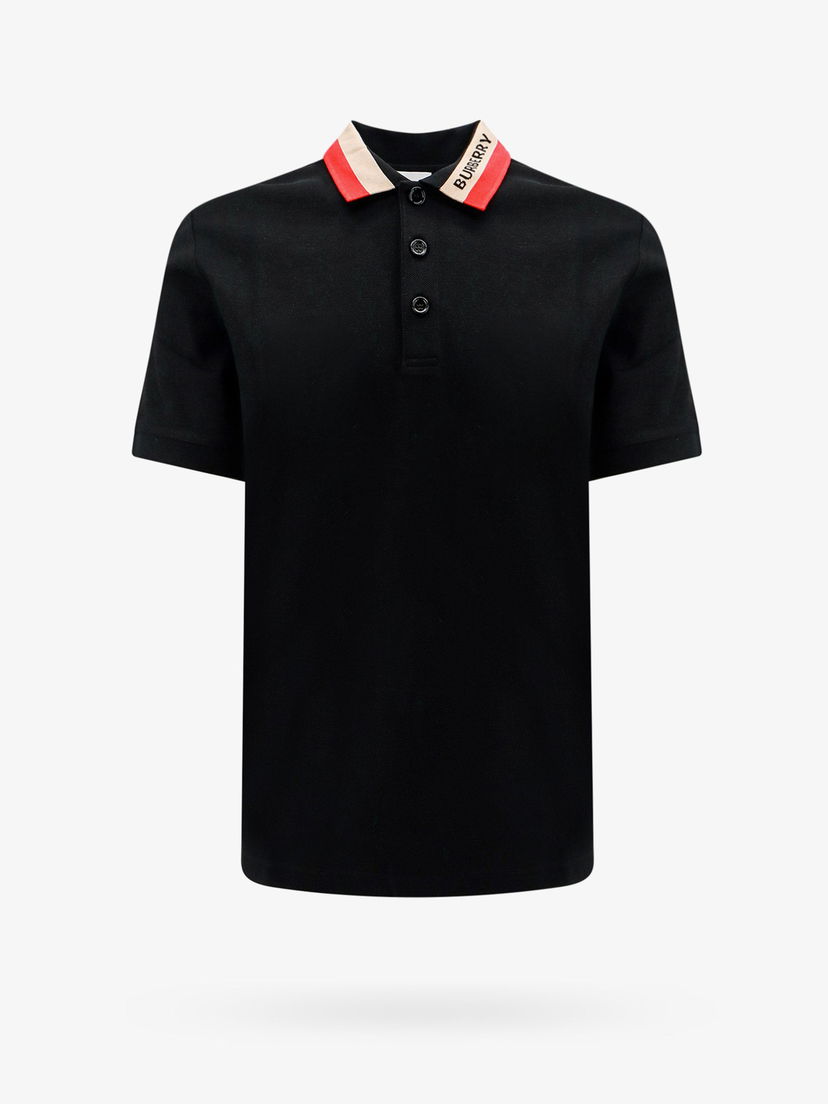 Polo tričko Burberry Burberry Logo Trim Polo Shirt Čierna | 8083154A1189