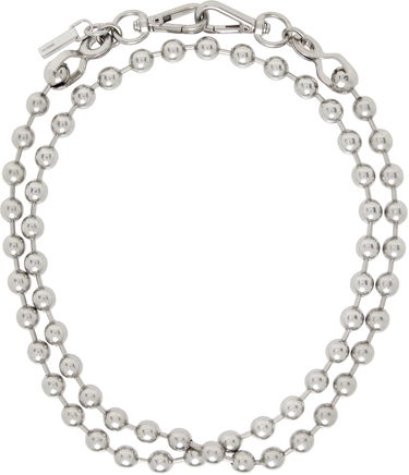 Náhrdelník We11done We11done Ball Chain Necklace Metalická | WD-AJ0-25-589-U-SS, 0