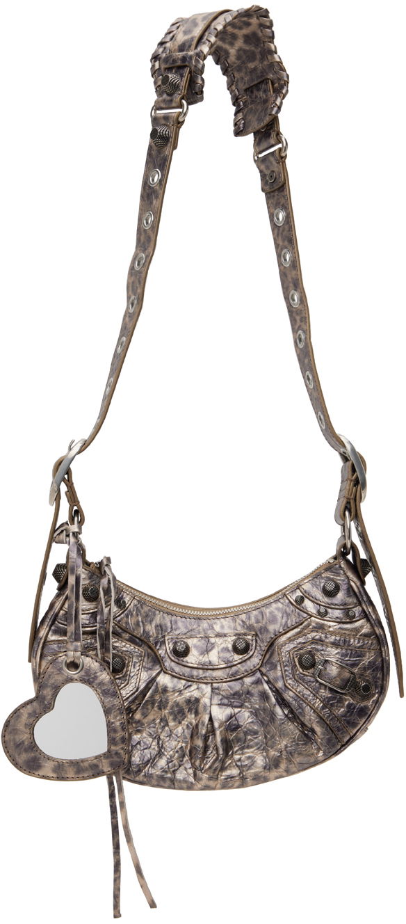 Taška cez rameno Balenciaga 'Le Cagole XS' Bag Hnedá | 671309 2AAV7, 0