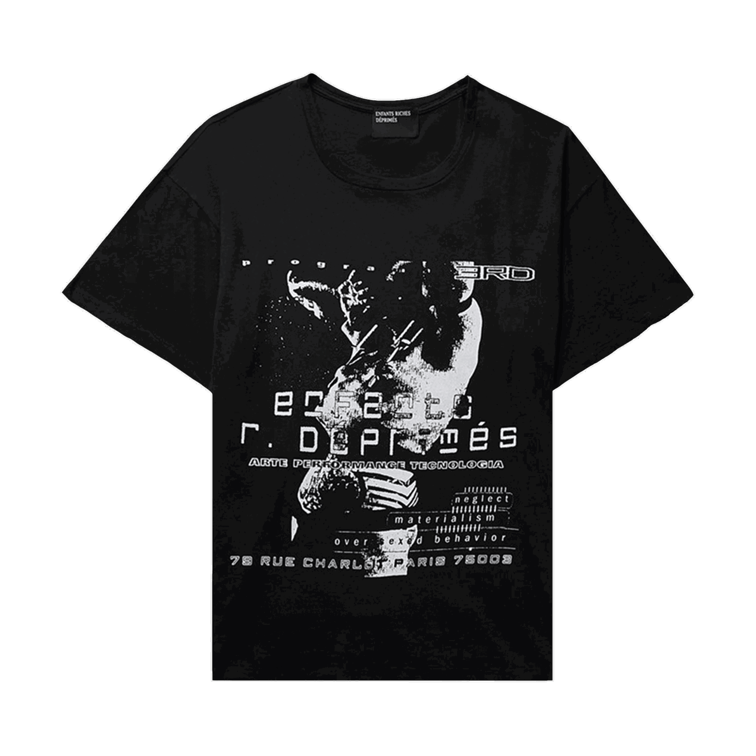 Tričko Enfants Riches Déprimés Neglect T-Shirt Čierna | 010 606 FADE, 0