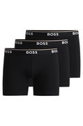 Three-pack of stretch-cotton boxer briefs
