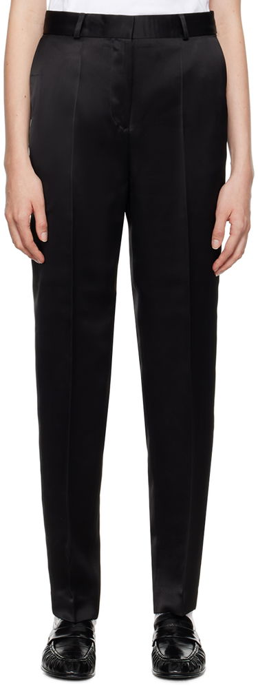 Nohavice TOTEME Low-Waist Satin Trousers Čierna | 244-WRB0228-FB0208, 0