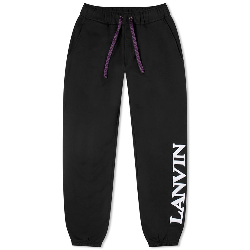 Tepláky LANVIN Future Embroidered Logo Sweat Pants Čierna | RU-TR0060-J115-P24-10