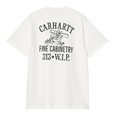 Tričko Carhartt WIP Carhartt WIP Cabinetry Short Sleeve T-Shirt Biela | I034779_7, 3
