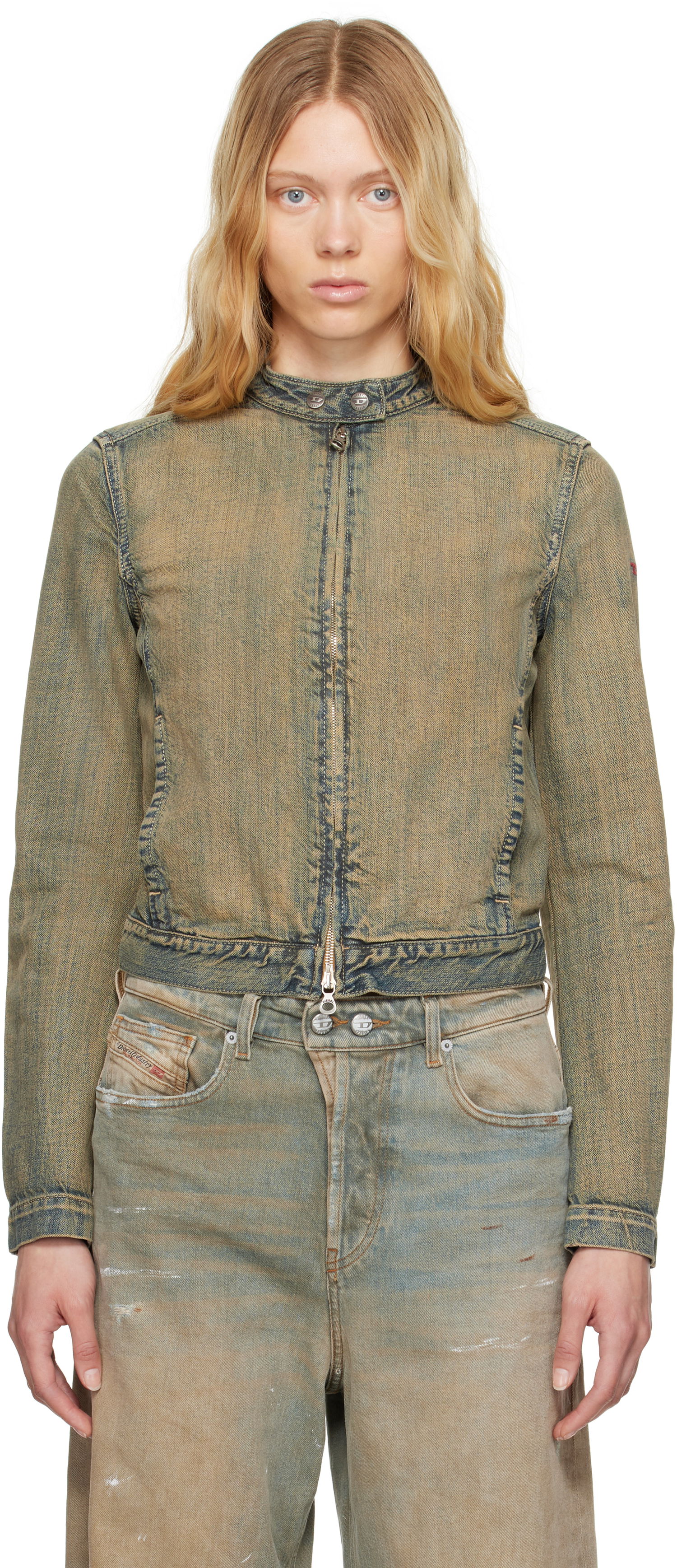 Bunda Diesel Diesel De-Mornin Denim Jacket Modrá | A13434 09L49, 0