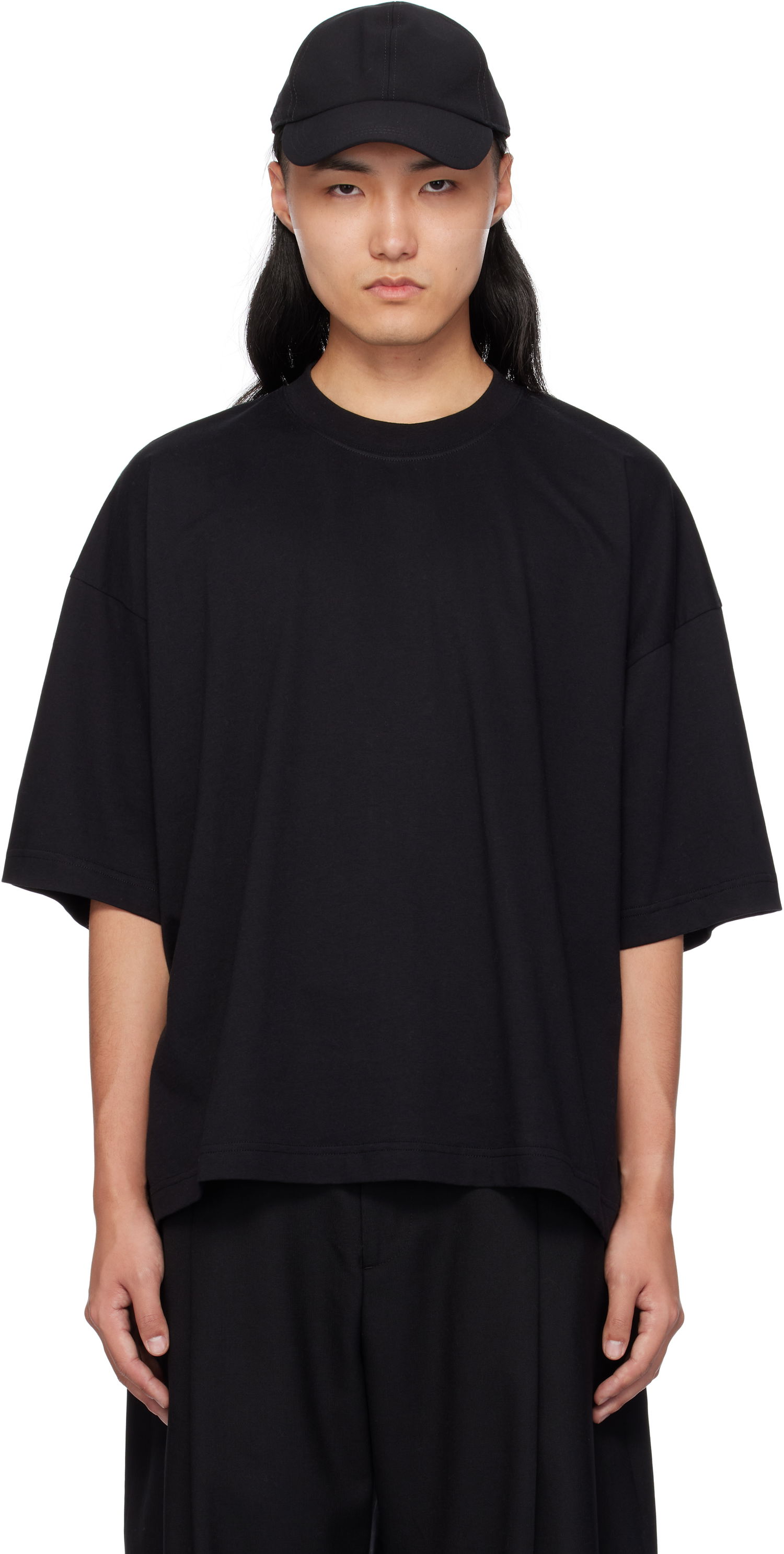 Tričko Studio Nicholson Studio Nicholson Lee T-Shirt Čierna | PIU SNM - 1327, 0