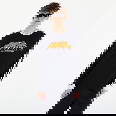 Tričko adidas Originals Flames Long Sleeve Tee Black/ White Čierna | IS0206, 0