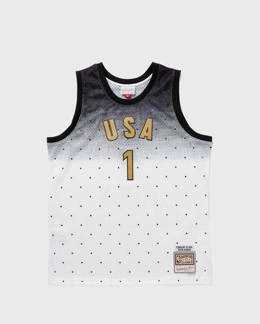 Dres Mitchell & Ness NBA SWINGMAN JERSEY ALL-STAR USA 2016-17 DEVIN BOOKER #1 Biela | SMJY6128-ASG16DBOWHBK, 0