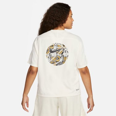 Tričko Nike Dri-FIT Warmup Wmns Top Pale Ivory Biela | FB7992-110, 2