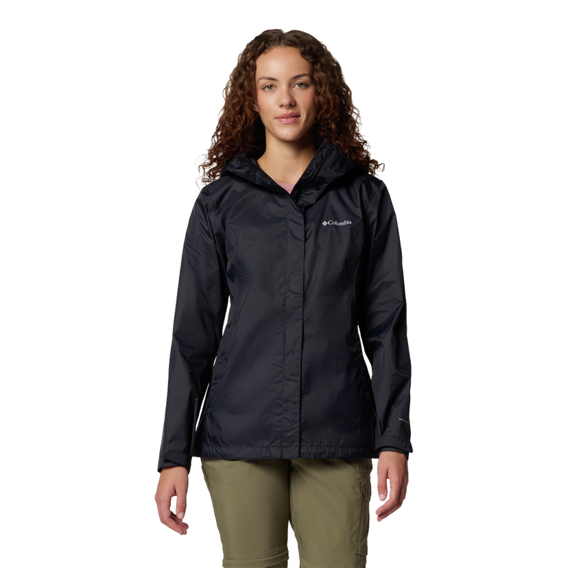 Pláštenka Columbia Arcadia™ II Hooded Rain Jacket Čierna | 1534115011