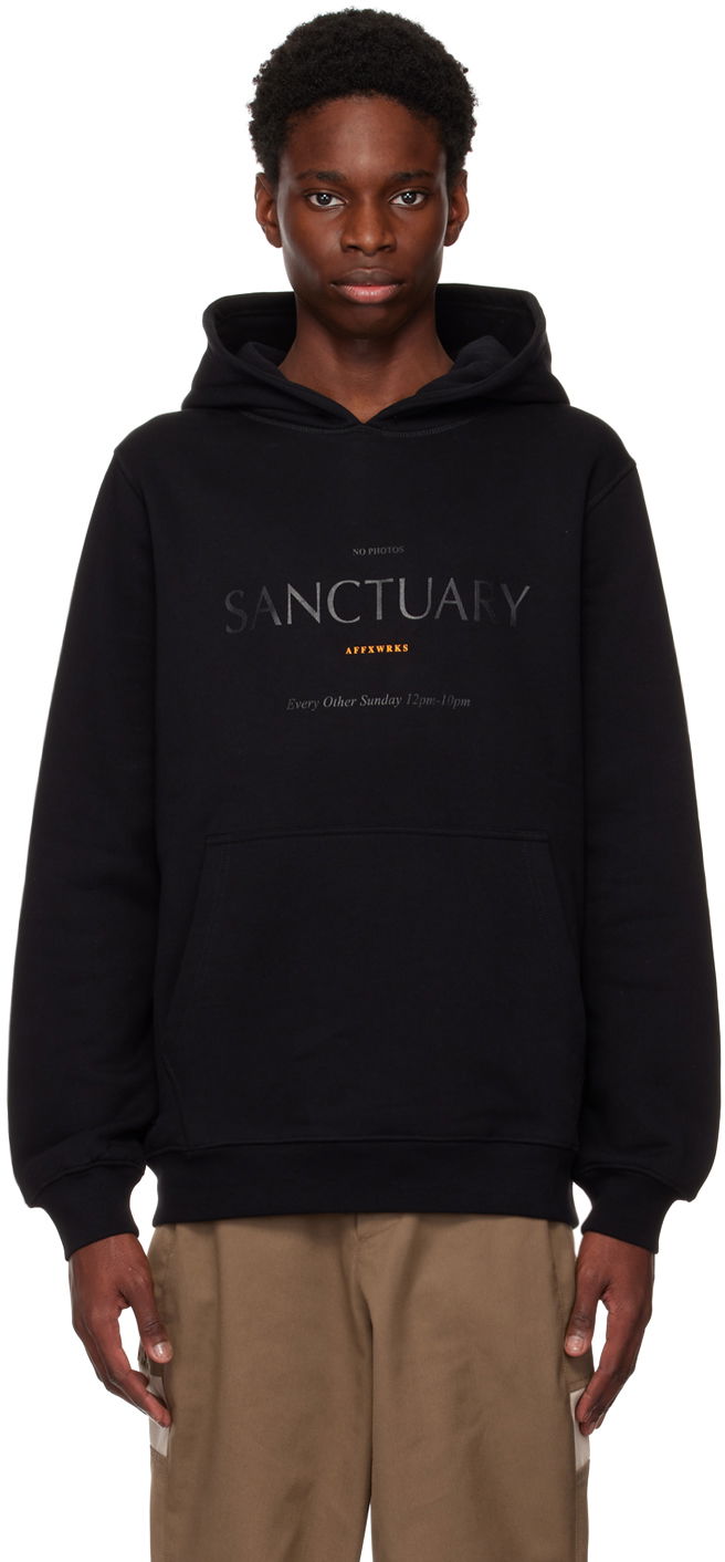 Mikina AFFXWRKS Communion Graphic Print Hoodie Čierna | FW22HO02, 0