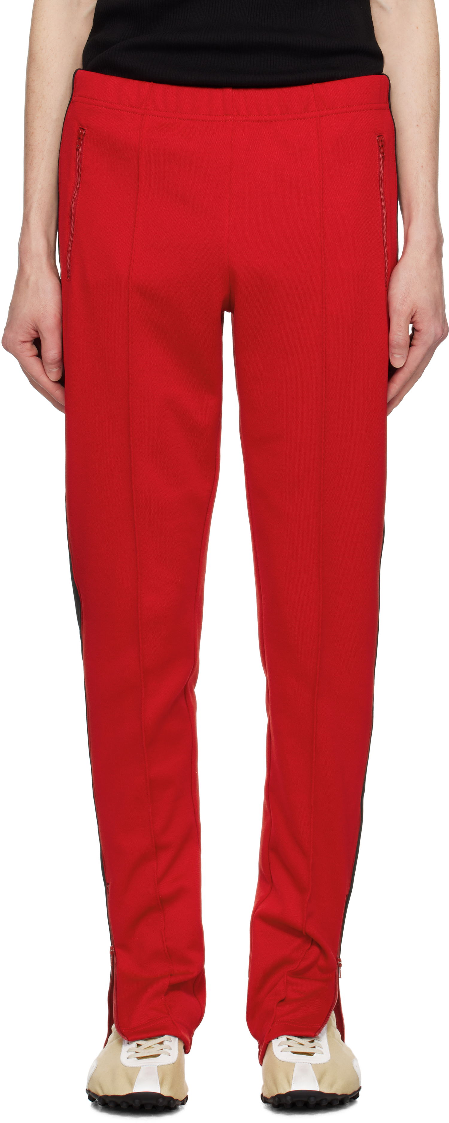 Tepláky Maison Margiela Maison Margiela Striped Sweatpants Červená | S50KA0675 S22460, 0
