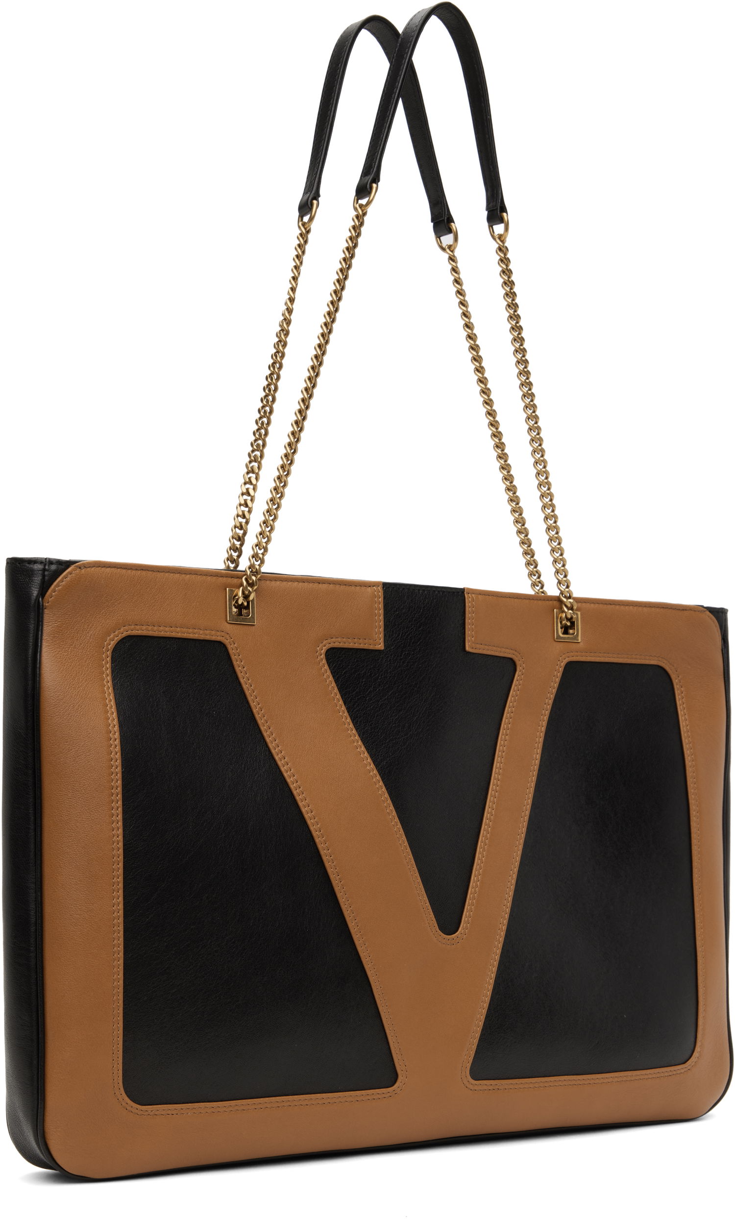 Tote bag Valentino Valentino Garavani Viva Superstar Nappa Leather Shopping Tote Hnedá | 6W2B0R12PTJ, 1