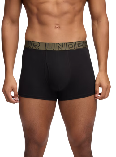 Boxerky Under Armour Under Armour SOLID 3" Boxer Shorts (3-Pack) Zelené | 1383891-005, 1