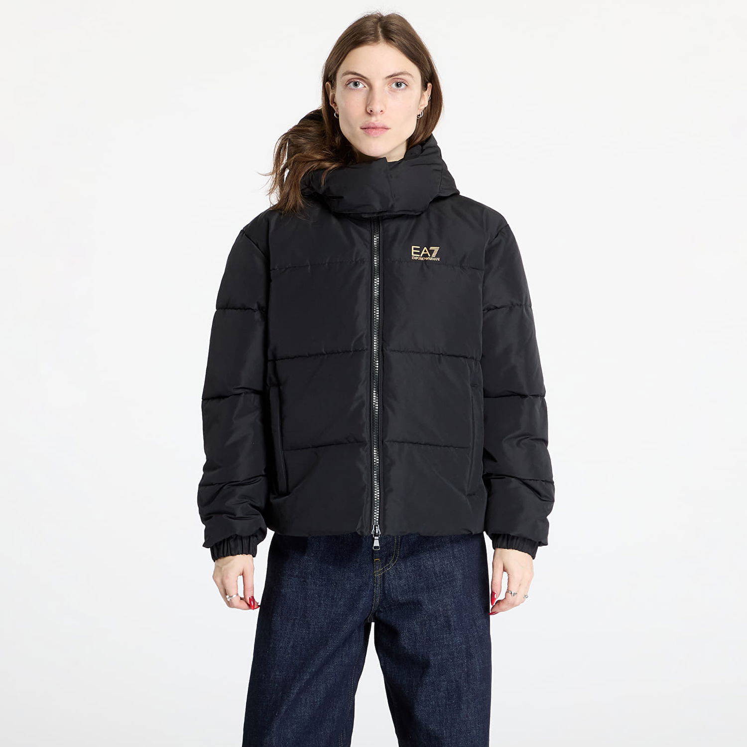 Prešívaná bunda Emporio Armani Black Bomber Jacket Čierna | 6DTB09TN8AZ0210, 0