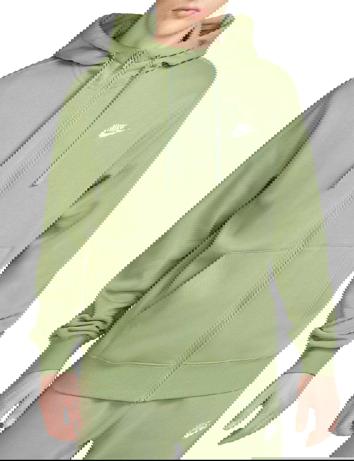 Mikina Nike Sportswear Club Fleece Hoodie Zelené | bv2645-386, 0