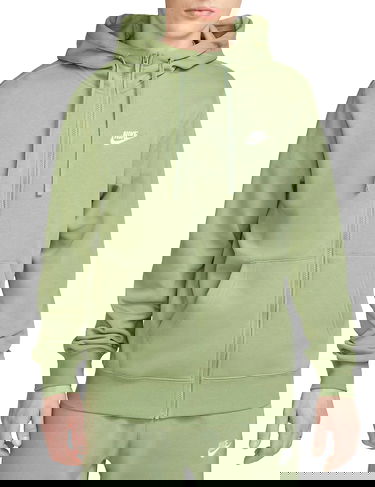 Mikina Nike Sportswear Club Fleece Hoodie Zelené | bv2645-386, 0