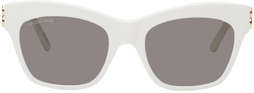 Slnečné okuliare Balenciaga White Dynasty Butterfly Biela | BB0132S, 0