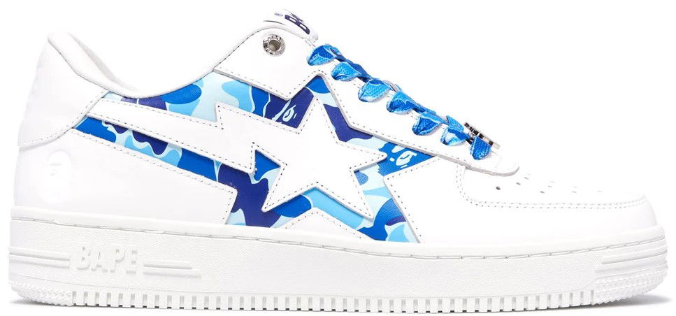 Tenisky a topánky BAPE Bape Sta Icon ABC Camo "Blue" Biela | 1K30-191-307-BLUE, 0