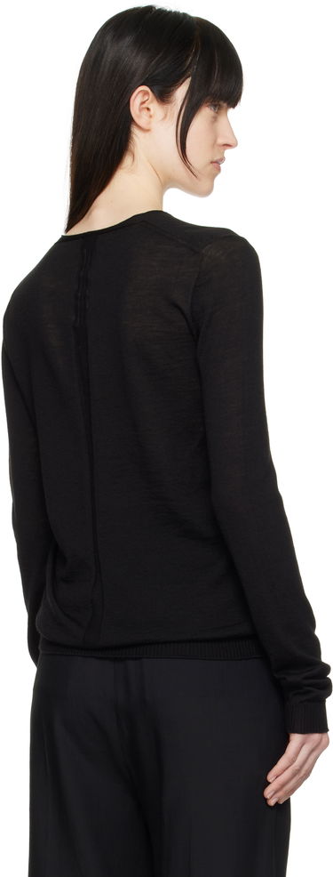 Sveter Rick Owens Rick Owens Hollywood V-Neck Sweater Čierna | RP01E7623 M, 2