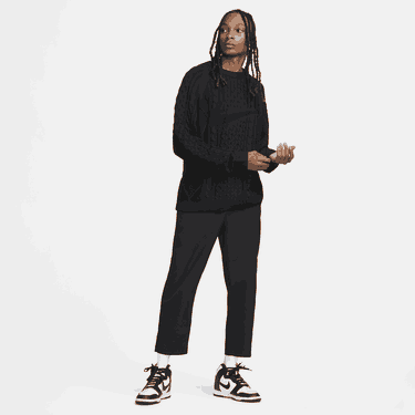 Sveter Nike Life Cable Knit Sweater Čierna | DQ5176-010, 1