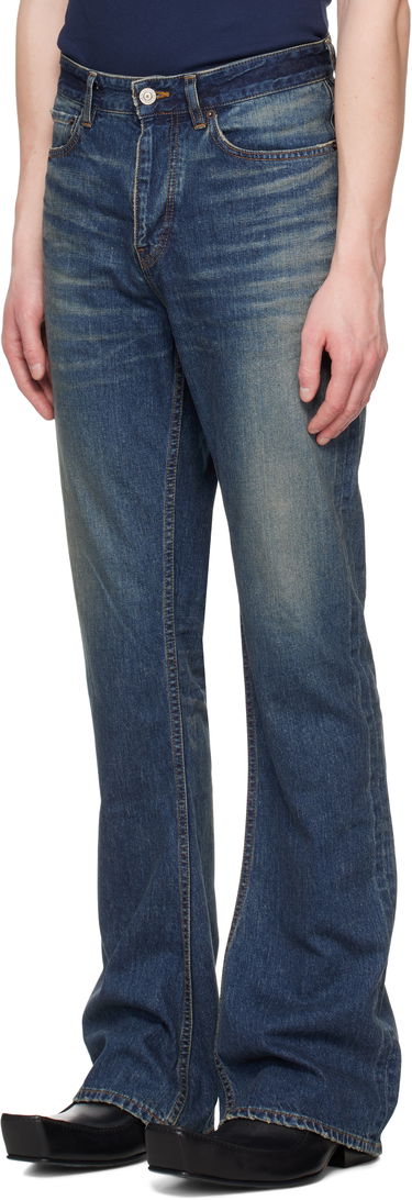 Džínsy Balenciaga Balenciaga Bootcut Jeans Modrá | 751089TRW62, 3