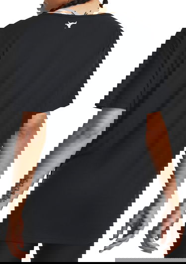 Tričko Under Armour Project Rock Completer Deep V Knotted T-Shirt Čierna | 1380234-001, 1