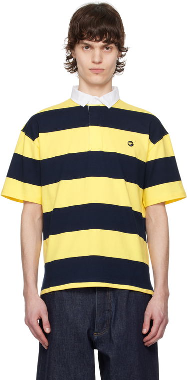 Polo tričko Coperni Coperni Striped Polo Žltá | COPJS117F5026MEN, 0