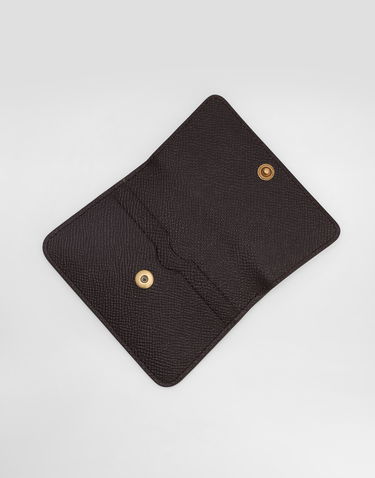 Peňaženka Dolce & Gabbana Dolce & Gabbana Dauphine Calfskin Card Holder Hnedá | BI3401A50708M073, 2