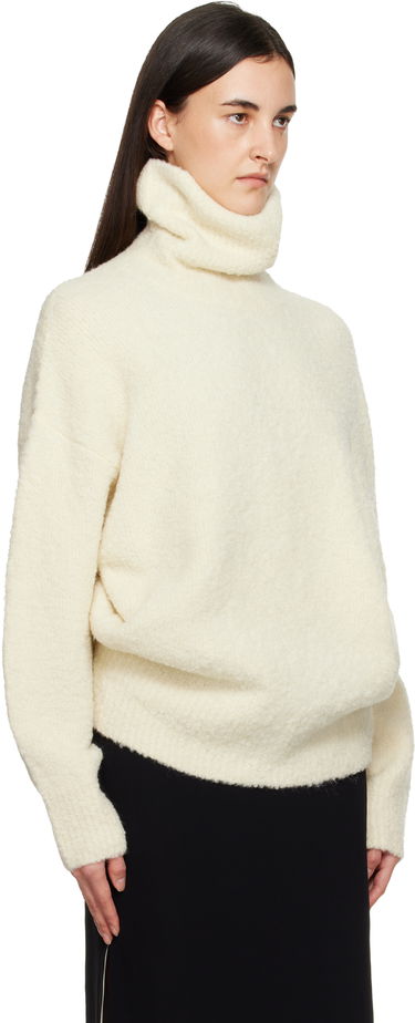 Sveter TOTEME Bouclé Turtleneck Hnedá | 254-WRT0583-YA0216, 4