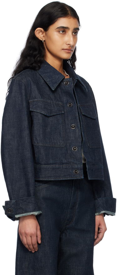 Bunda LEMAIRE Lemaire Two-Pocket Cropped Denim Jacket Modrá | OW1139 LD068, 1