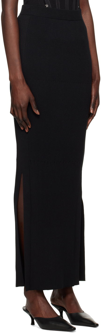 Sukňa Dion Lee Gradient Rib Maxi Skirt Čierna | A7660R23, 1