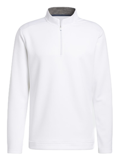 Mikina adidas Originals Mikina Club Quarter-Zip Biela | GL0141