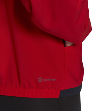 Mikina adidas Performance Colorblock Woven Track Jacket Červená | HA6624, 3