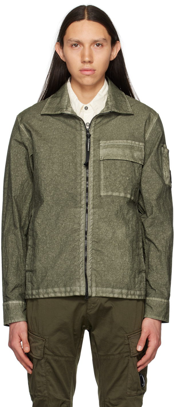 Bunda C.P. Company Co-Ted Jacket Zelené | 14CMOS174A-006022G, 0