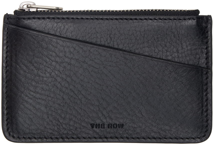 Peňaženka The Row Zipped Leather Keychain Pouch Čierna | W1413-L136, 0