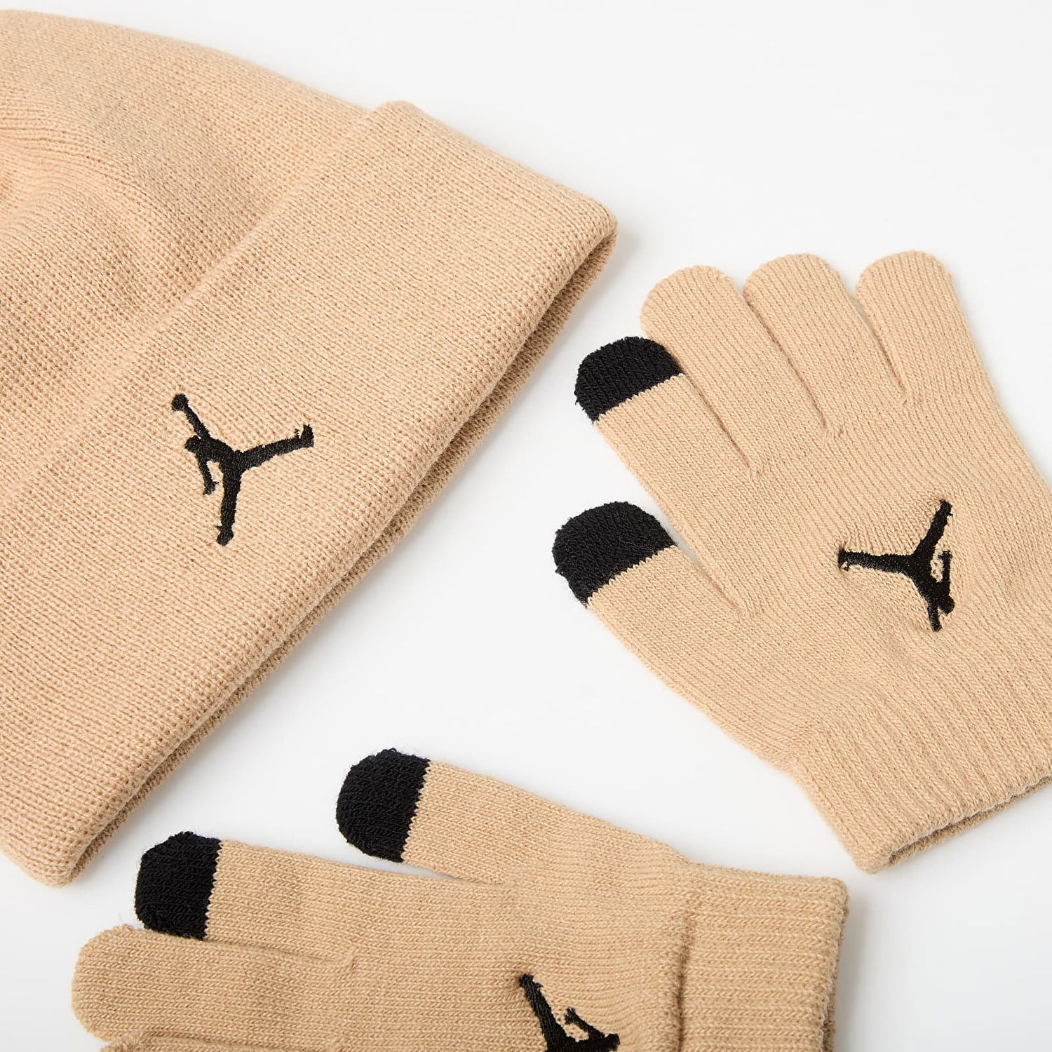 Súprava Jordan Jordan Essentials Beanie and Gloves Set Béžová | 9A0836-X0L, 1