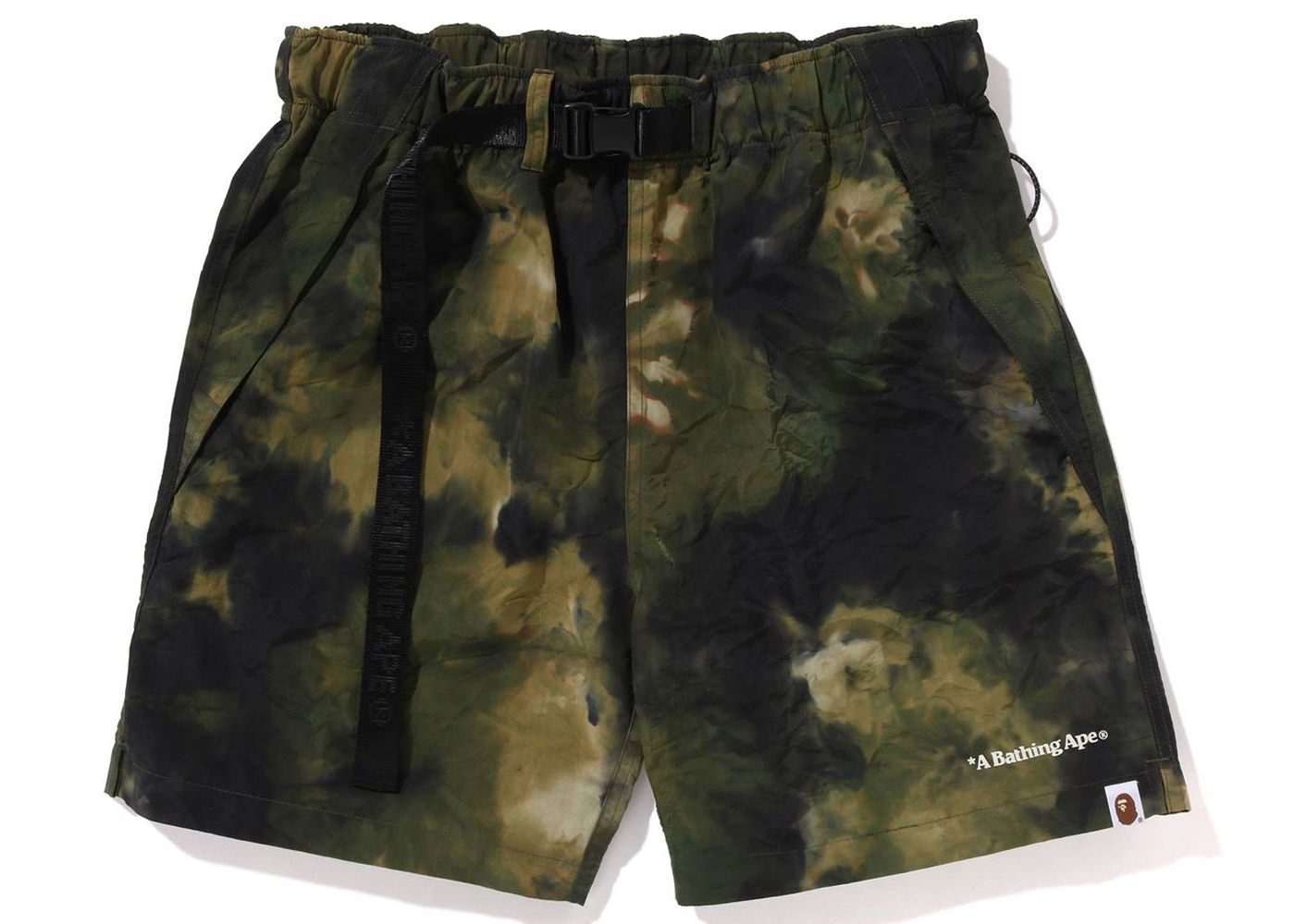 Šortky BAPE Chusen Dye Eazy Shorts Zelené | 1J30-153-019, 0