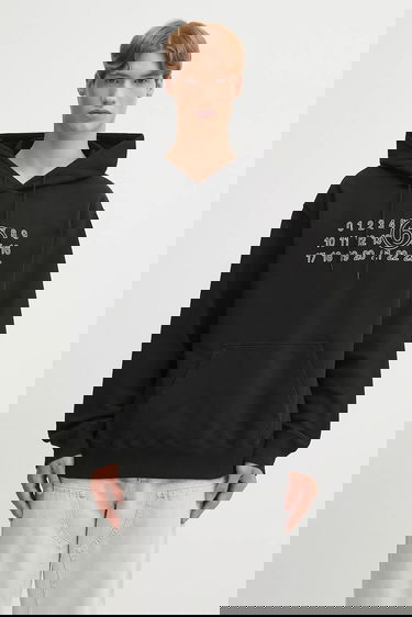 Mikina Maison Margiela MM6 Maison Margiela Logo Print Hoodie Čierna | SH0GU0035.M25025.900, 0