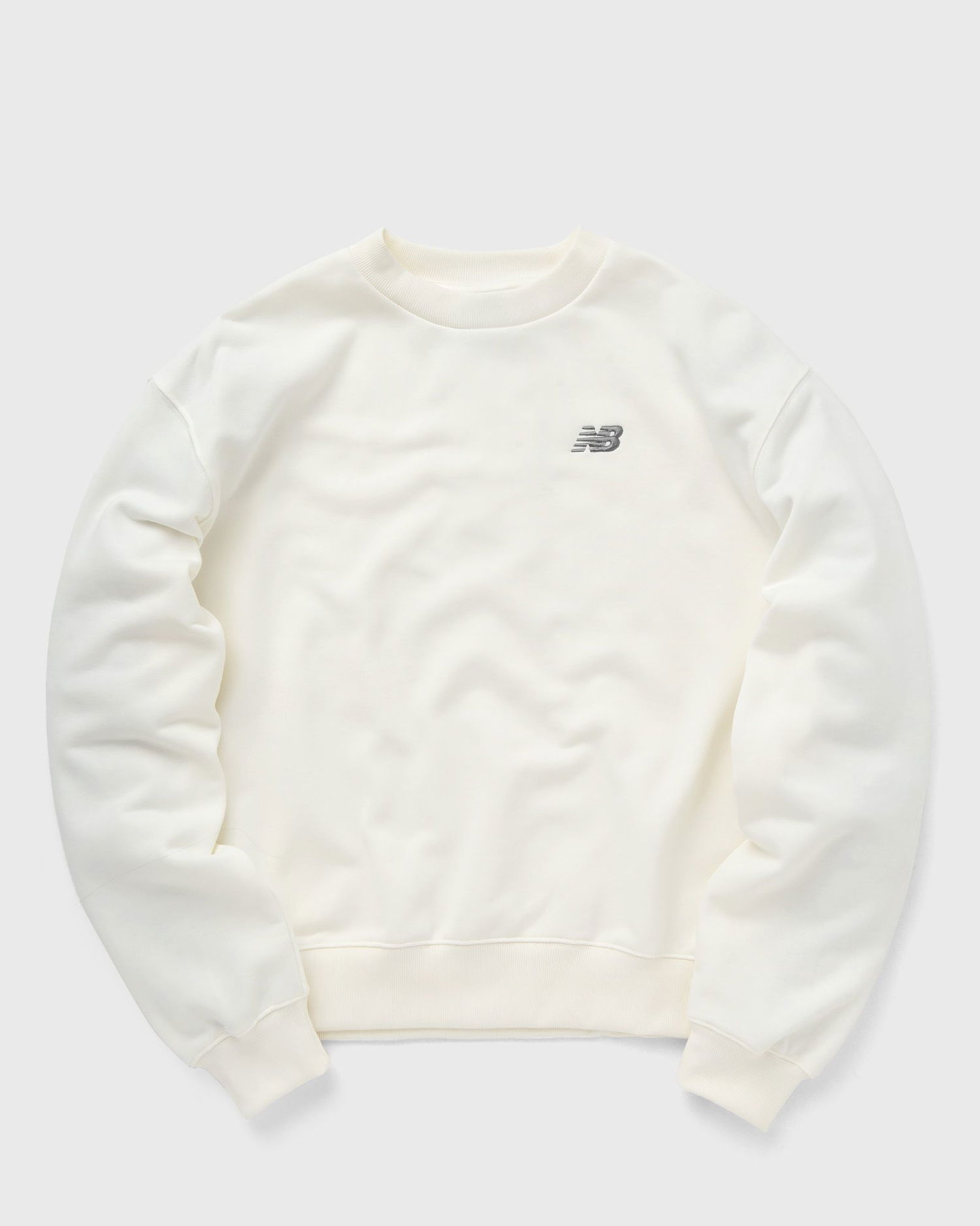 Mikina New Balance Sport Essentials French Terry Small Logo Crew Biela | WT41508-SST, 0