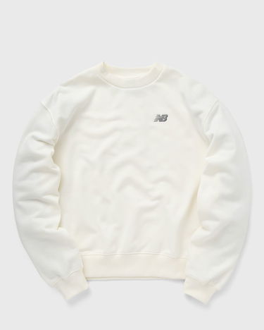 Mikina New Balance Sport Essentials French Terry Small Logo Crew Biela | WT41508-SST, 0