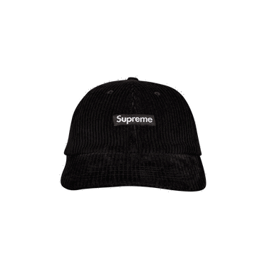 Šiltovka Supreme Ripple Corduroy Small Box 6-Panel Čierna | FW20H89 BLACK, 0