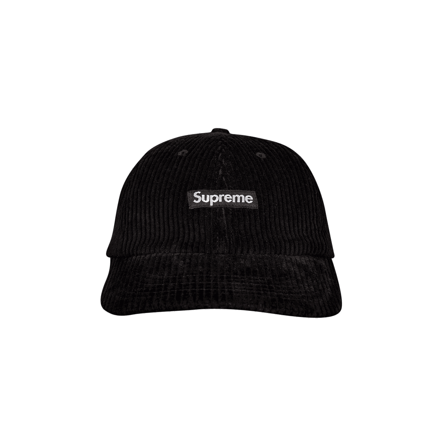 Šiltovka Supreme Ripple Corduroy Small Box 6-Panel Čierna | FW20H89 BLACK, 0