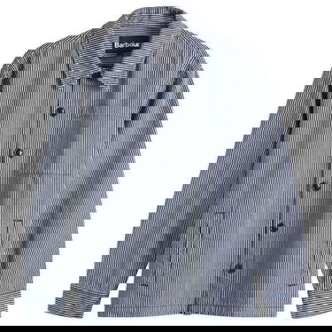 Košeľa Barbour Barbour Men's Ticking Stripe Overshirt Modrá | MOS0422IN32, 1