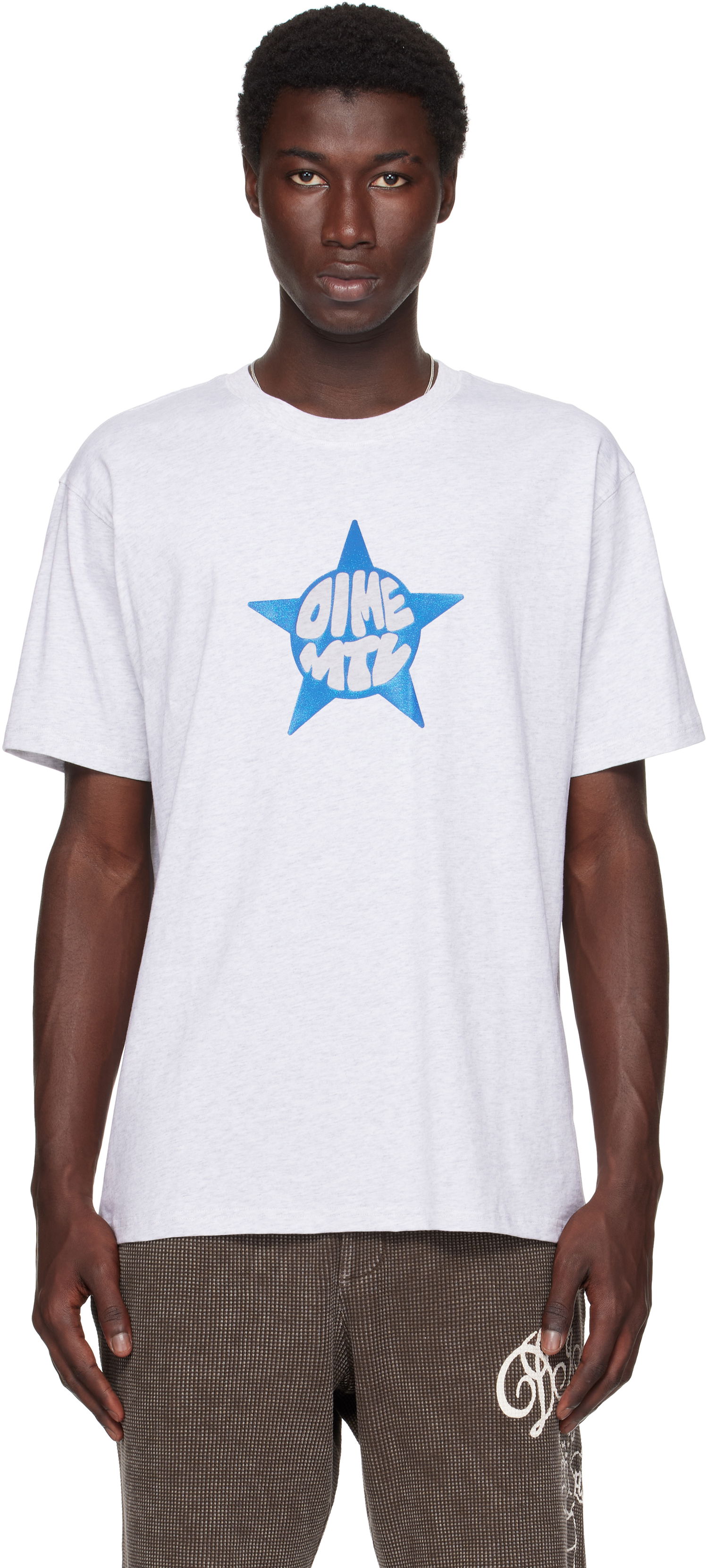 Tričko Dime Dime Star Graphic T-Shirt Šedá | DIMESU2562ASH, 0