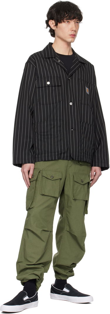 Bunda Carhartt WIP Work In Progress Seaton Pinstriped Blazer Čierna | I034437, 3