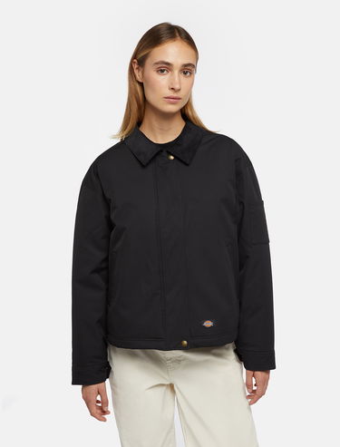 Bunda Dickies Plains Jacket Woman Black Size XL Čierna | 0A8643, 0