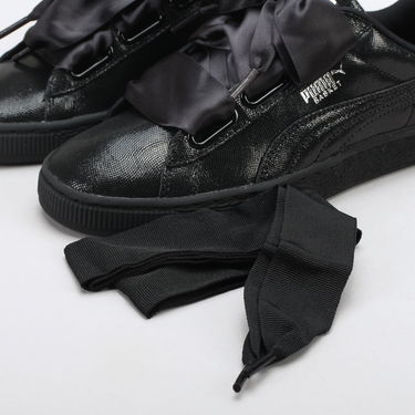 Tenisky a topánky Puma Basket Heart NS Wn's black - black Čierna | 364108 01, 4
